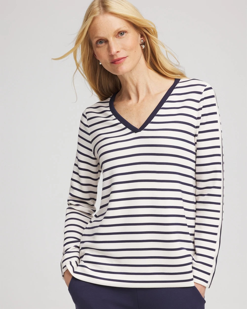 Passport Blue Zenergy® Soft Striped Top