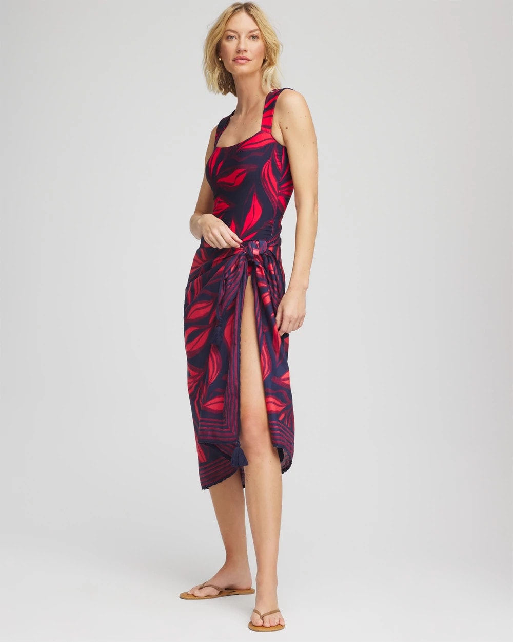 Multi Print Magicsuit® Rossobleu Pareo