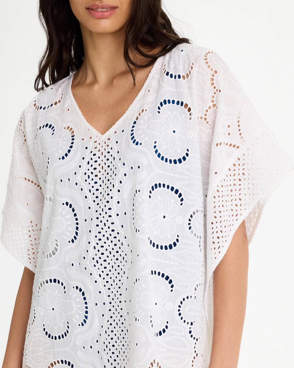 Alabaster Woven Long Swim Cover-Up