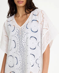 Alabaster Woven Long Swim Cover-Up