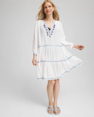 Alabaster Chico's Beach Swimsuit Cover-Up Dress