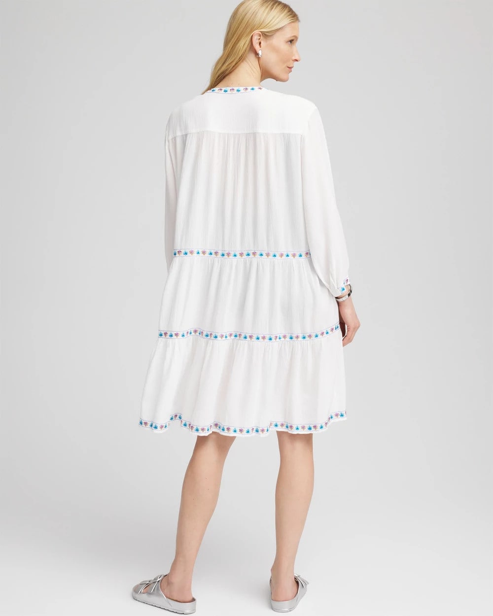Alabaster Chico's Beach Swimsuit Cover-Up Dress