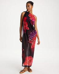 Black/Multi Miraclesuit® Petali Rosa Siren One Piece
