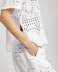 Alabaster Swimsuit Cover-Up Short and Shirt Set