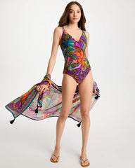 Multi Print Magicsuit® Cactus Flower Dakota One-Piece Swimsuit