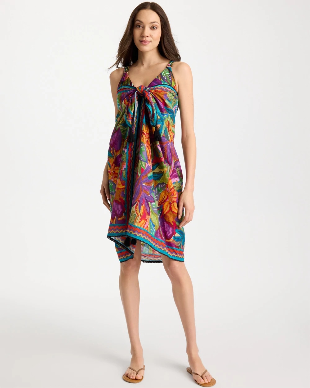 Multi Print Magicsuit® Cactus Flower Pareo