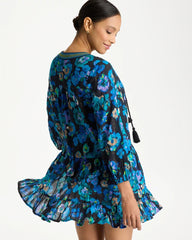 Black/Multi Secret Garden Beach Dress