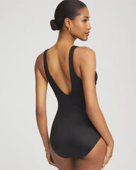 Black Miraclesuit® Razzle Dazzle Swizzle One Piece Swimsuit