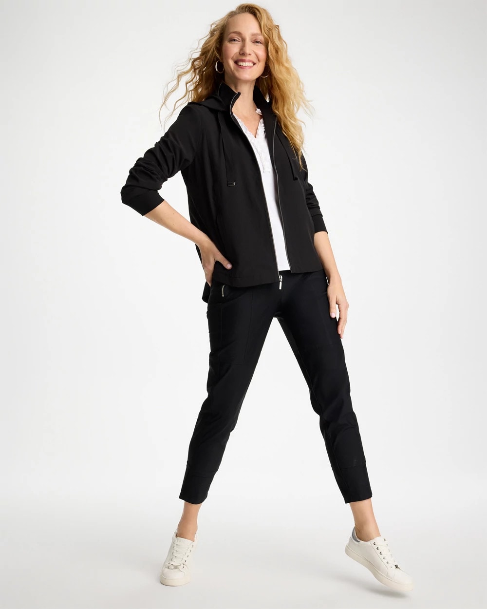 Black Zenergy® UPF Rib Mix Jacket