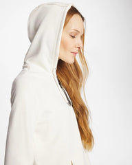 Cream Zenergy® Soft Waffle Hooded Top