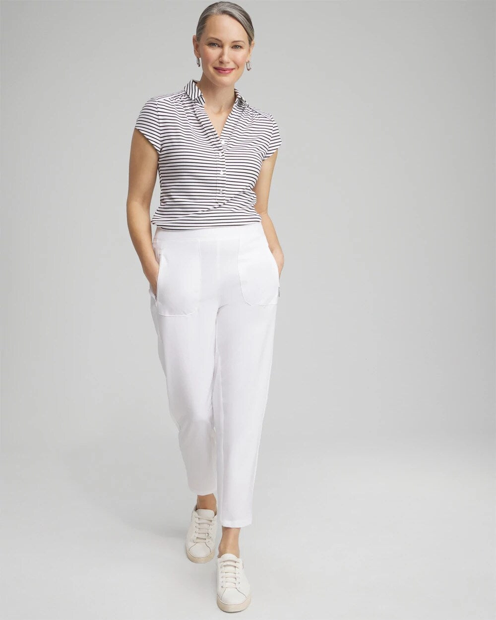 Alabaster Zenergy® UPF Ribbed Side Ankle Pants