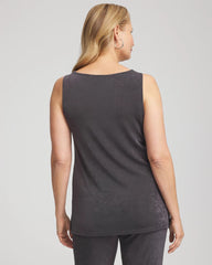Serene Gray Travelers™ Classic Side-Slit Tank