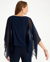 Travelers India Ink Travelers™ Chiffon Layered Top