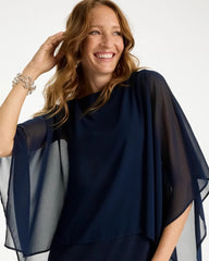 Travelers India Ink Travelers™ Chiffon Layered Top