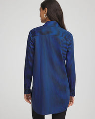 Cobalt Stone No Iron™ Slimming Striped Tunic