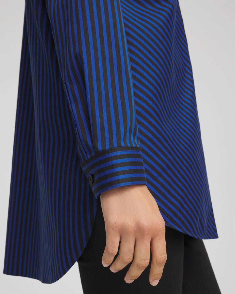 Cobalt Stone No Iron™ Slimming Striped Tunic