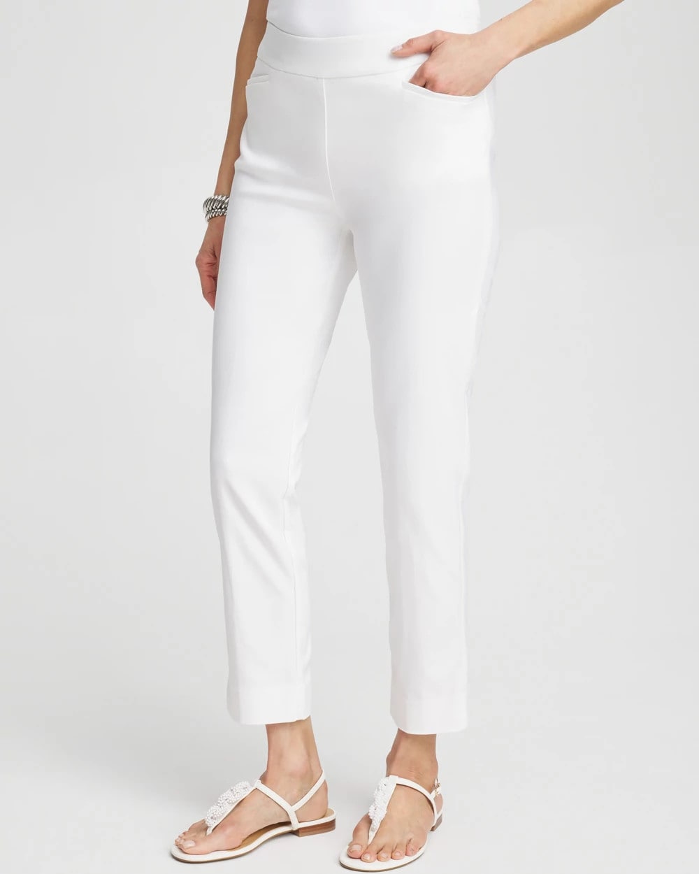 Alabaster Brigitte™ Slim Ankle Pants
