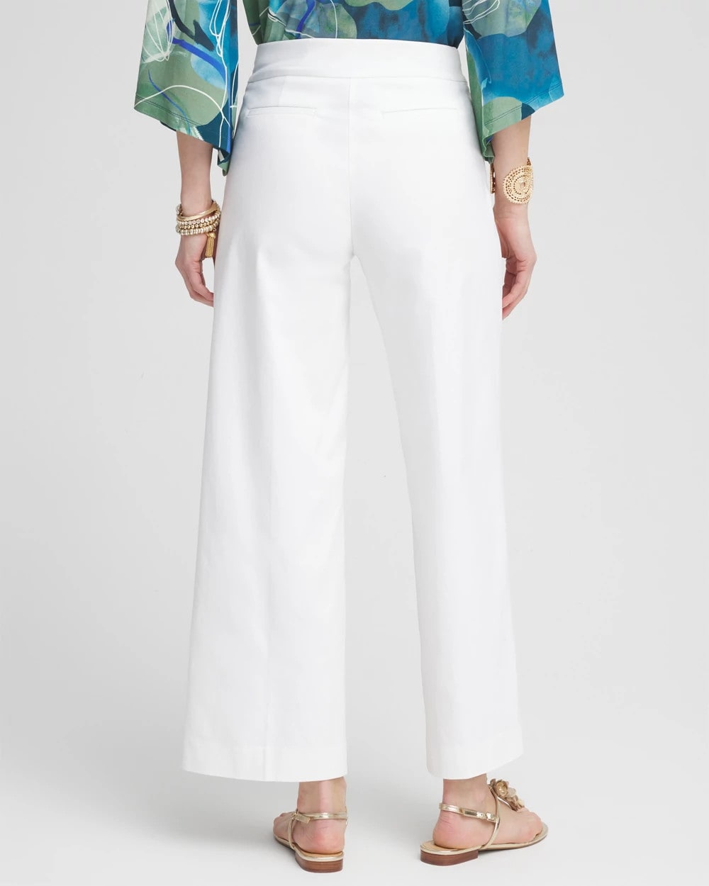 Alabaster Brigitte™ Wide-Leg Cropped Pants
