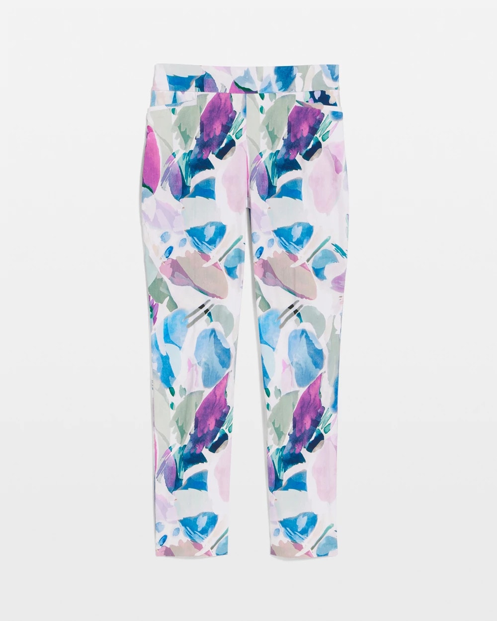 Passport Blue Blur Geo Brigitte™ Slim Ankle Pants