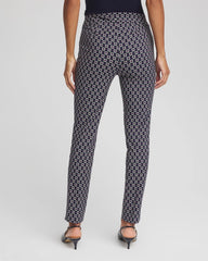 Passport Blue Brigitte™ Chain Connection Slim Ankle Pants