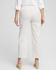 Ecru Emme Striped Sailor Straight Crops