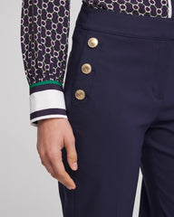Passport Blue Emme Sailor Straight Crops