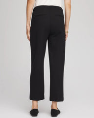 Black Juliet Relaxed Tapered Ankle Pants