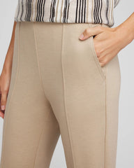 Taupe Heather Juliet Straight Ankle Pants