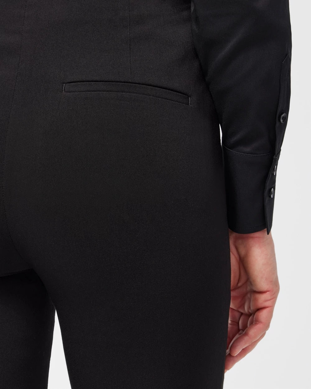 Black Juliet Kick Flare Pants