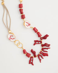Red Chico's Originals Red Resin Necklace