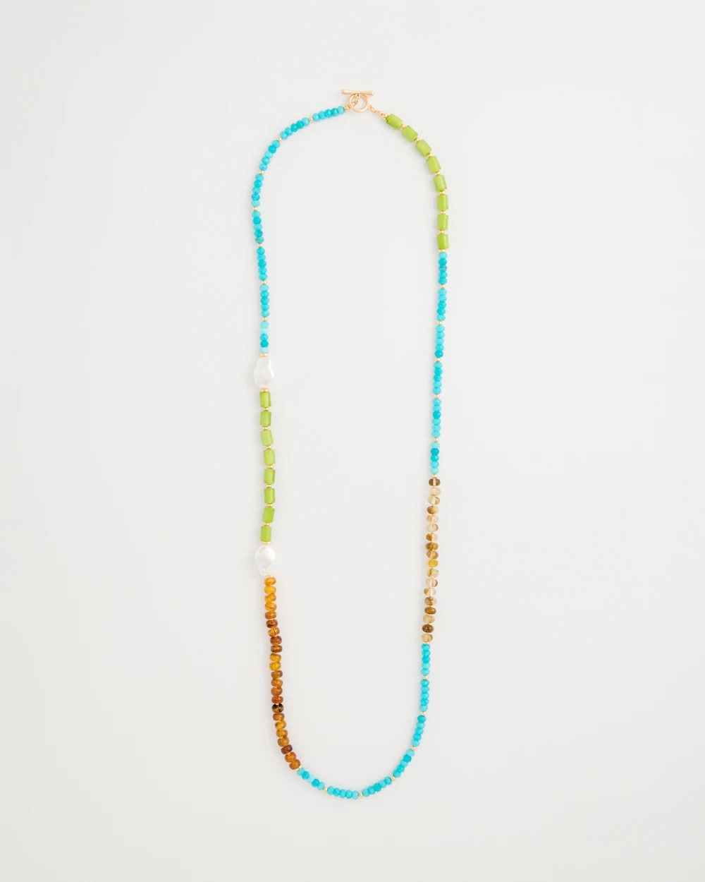 Multi Resin Single-Strand Necklace