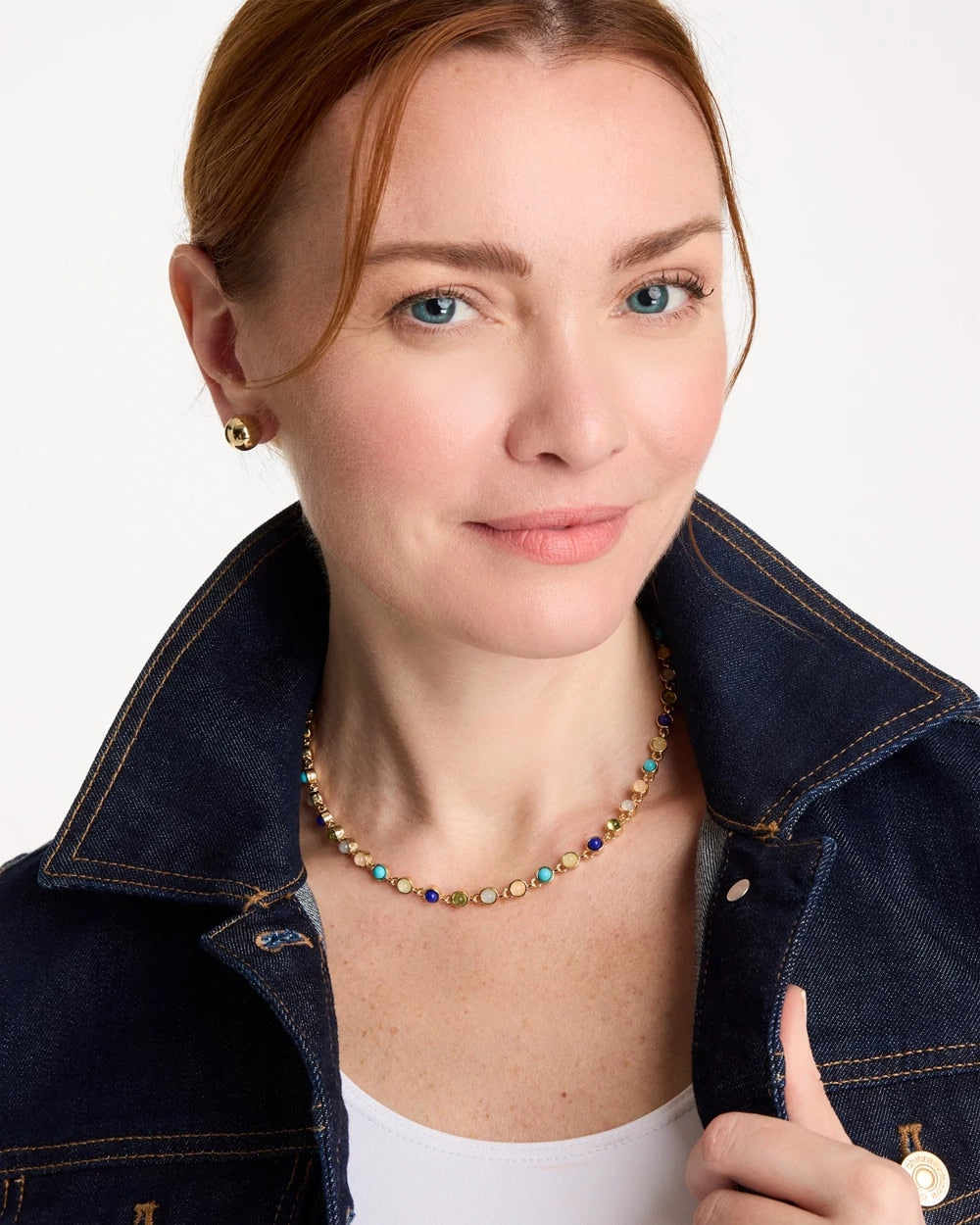 Multi Multi-Color Tennis Necklace