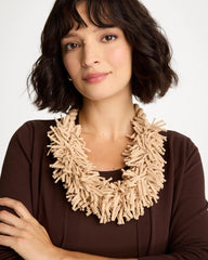 Beige Chico's x Romi Hollr Collr Necklace