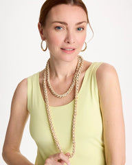 Neutral Chico's x Romi Matilda Necklace