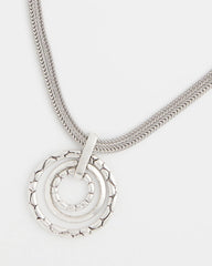 Silver Silver Short Pendant Necklace