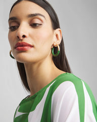 Verdant Green No Droop™ Green Dipped Hoops