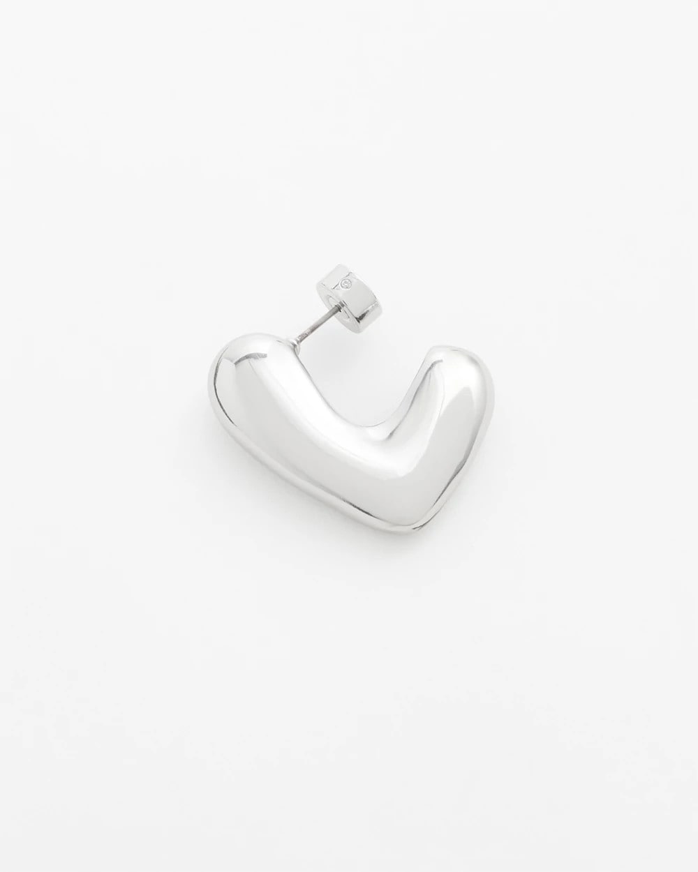 Silver No Droop® Silver Tone Mini Hoops