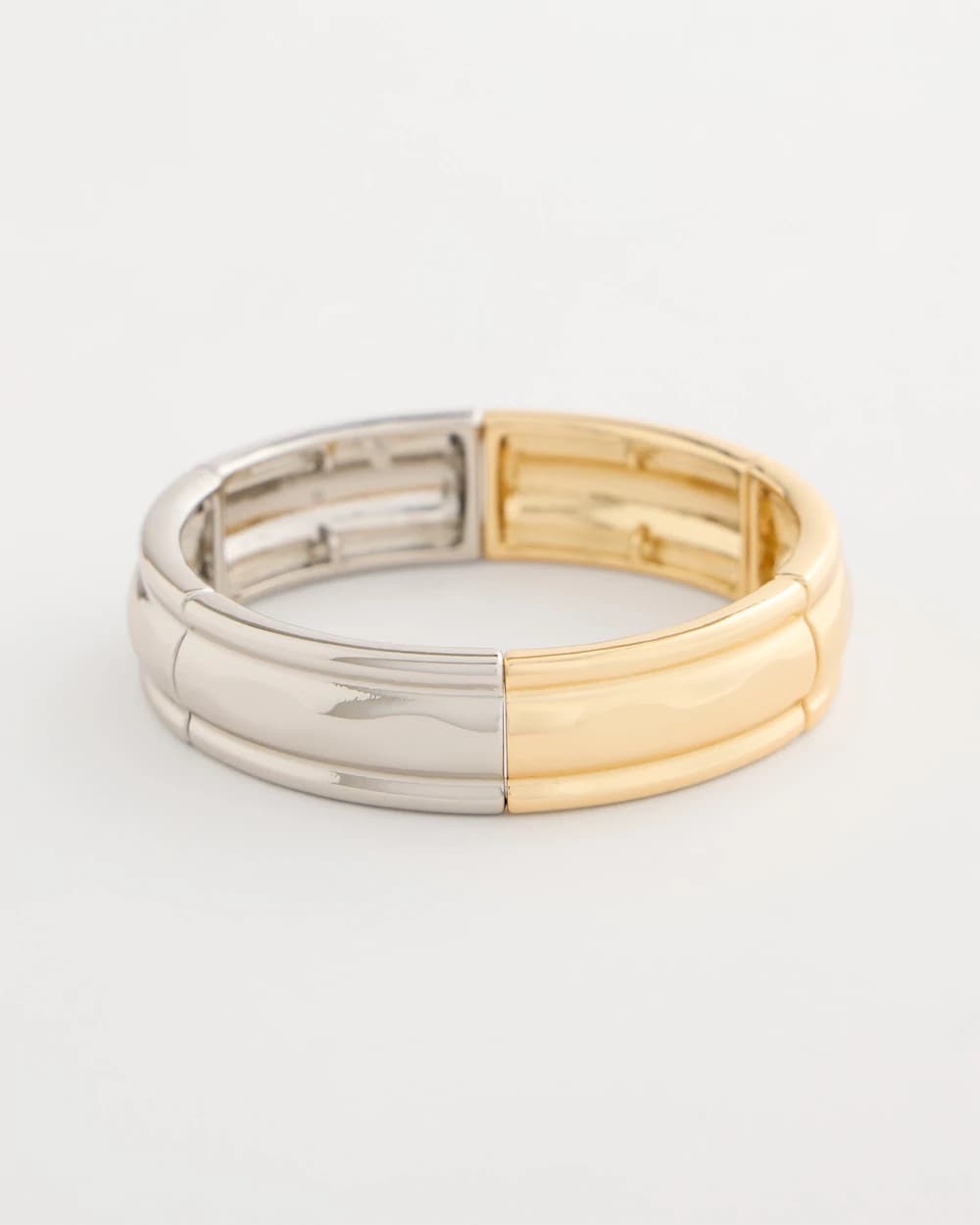 Mixed Metals Mixed Metal Hinge Cuff Bracelet