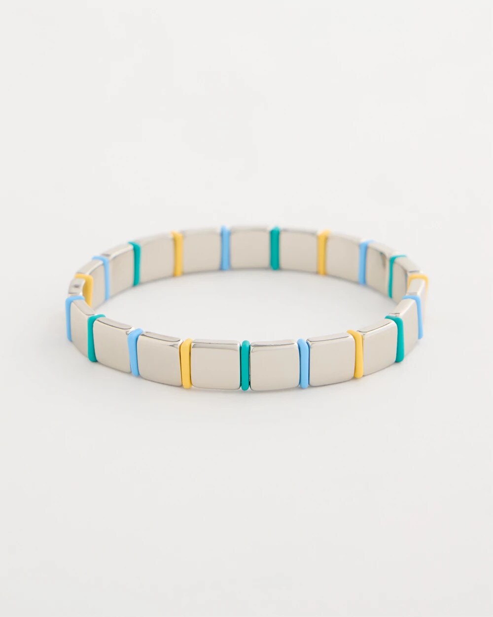 Teal Glam Teal Slice Stretch Bracelet