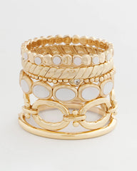 Pearl Pearlescence Stretch Bracelet