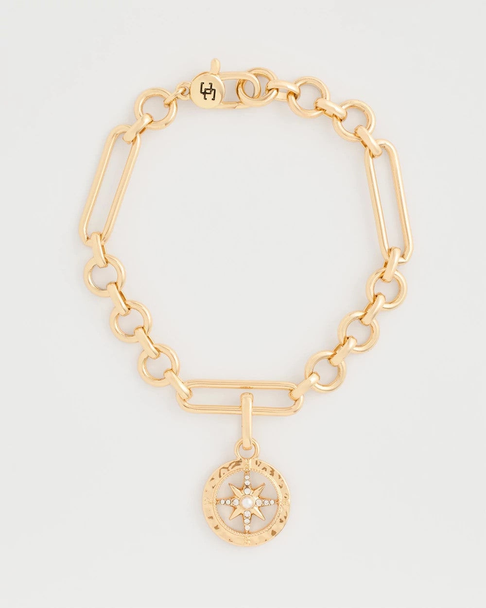 Gold Compass Charm