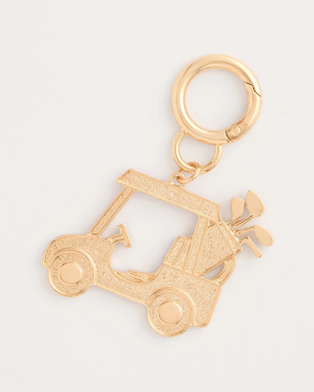 Pink Pink Enamel Golf Cart Bag Charm