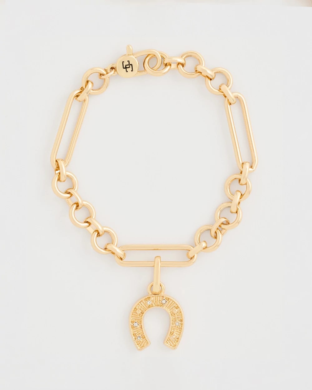 Gold Horseshoe Charm