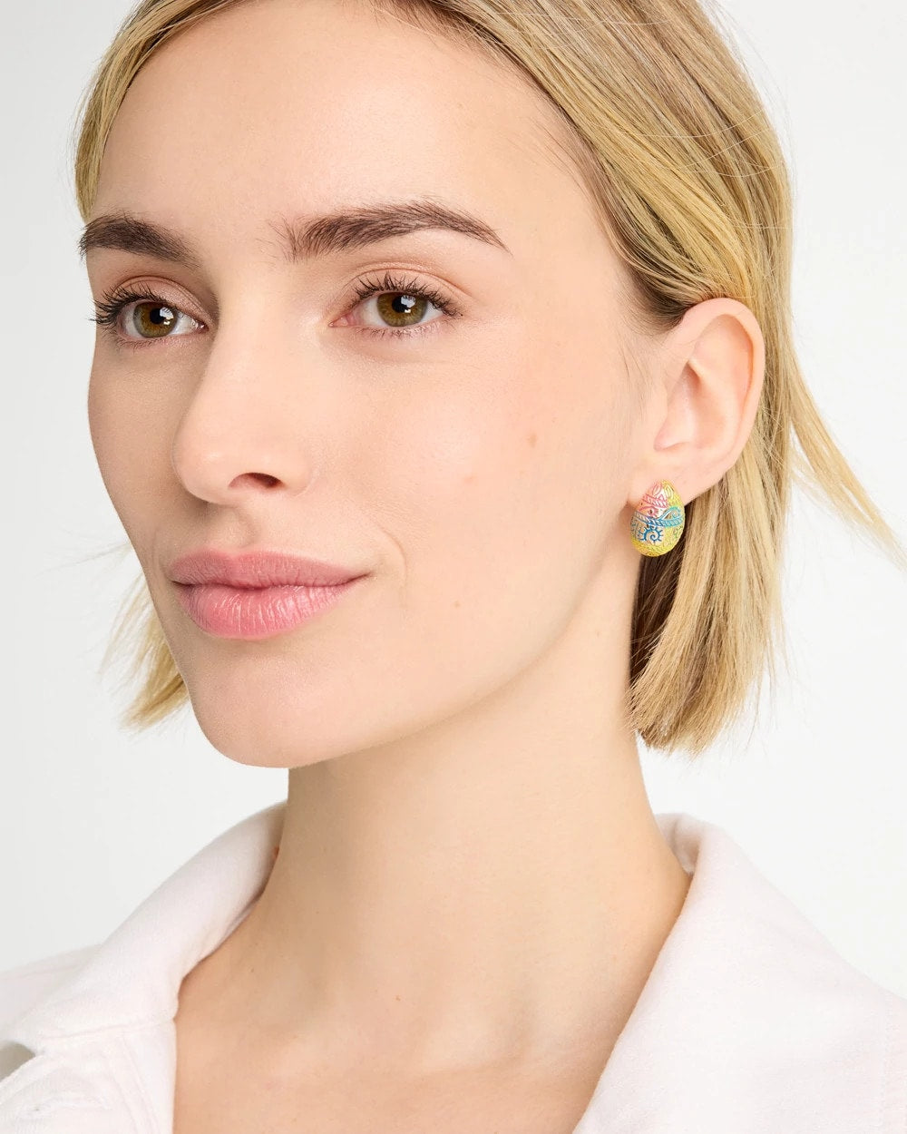 Multi Easter Egg Stud Earrings
