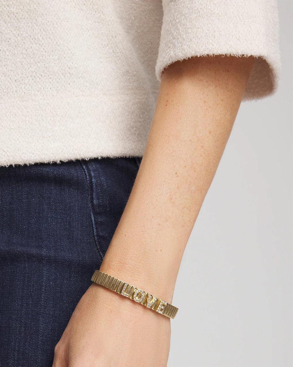 Gold Love Watch Band Bracelet