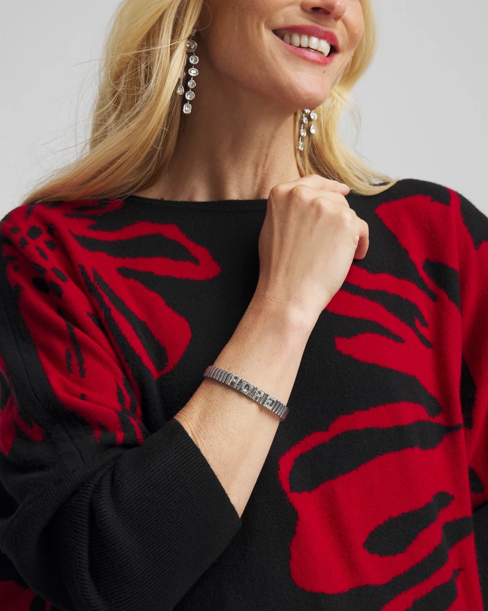 Silver Hope Watch Band Bracelet