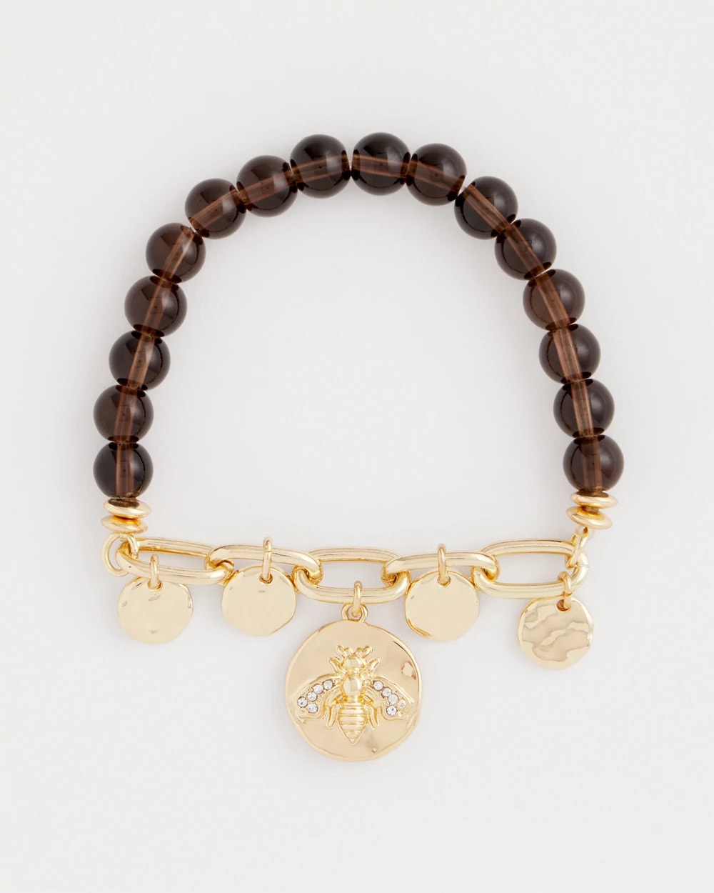 Neutral Neutral Link Charm Bracelet