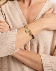 Neutral Neutral Link Charm Bracelet