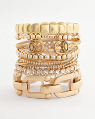 Gold Golden Link Chain Bracelet