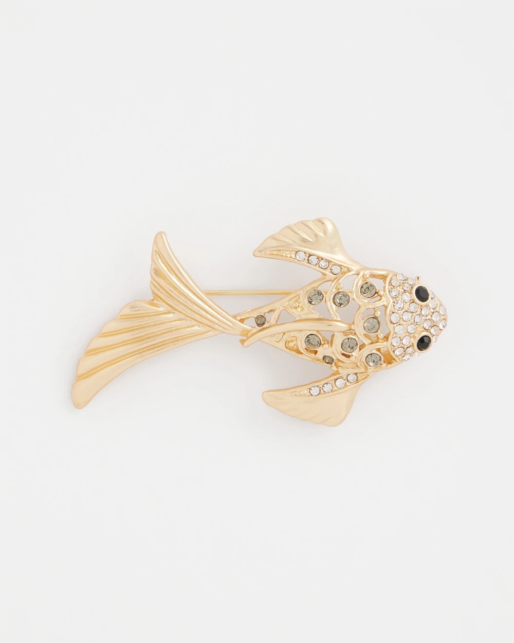 Gold Koi Fish Brooch